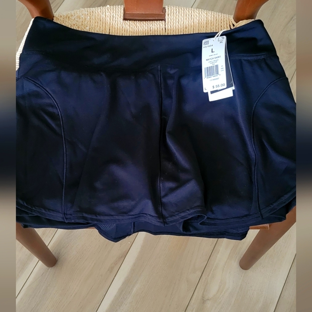 Sporty Black Skort